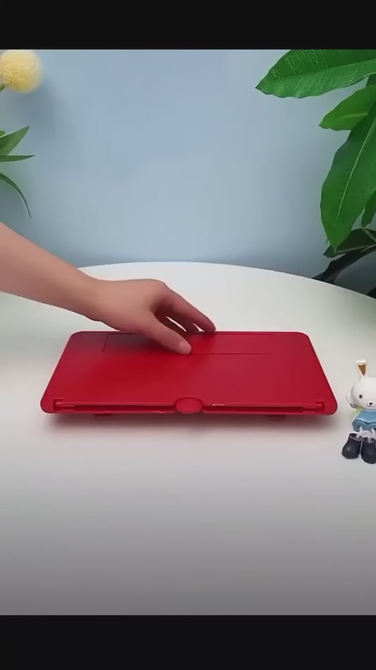 Mobile Screen Magnifier – HD 3D Video Amplifier & Foldable Smartphone Stand | Eye Protection Theater Experience for Movies and Gaming - 12 inches